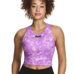 Reebok Purple Tie-Dye Tank Top